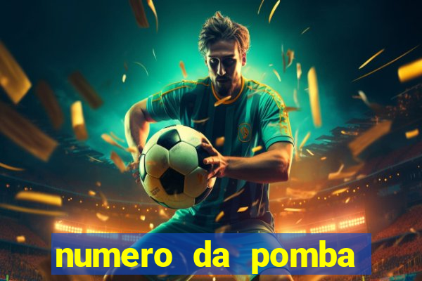 numero da pomba jogo do bicho
